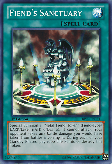 Fiend's Sanctuary [BP02-EN151] Mosaic Rare (ONLINE ORDER ONLY)