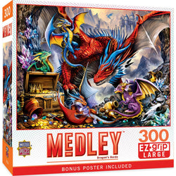 Medley - Dragon's Horde 300 Piece EZ Grip Jigsaw Puzzle (ONLINE ORDER ONLY)