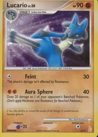 Lucario (3/11) [Diamond & Pearl: Trainer Kit - Lucario] (Online Only)
