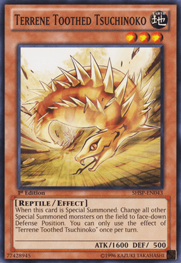 Terrene Toothed Tsuchinoko [SHSP-EN043] Common (ONLINE ORDER ONLY)