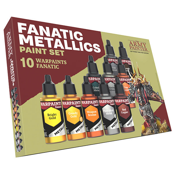 Army Painter Warpaints Fanatic: Metallics Paint Set (ONLINE ORDER ONLY)