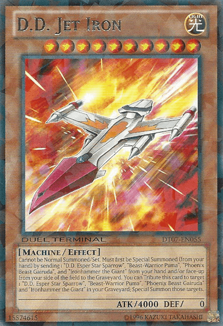 D.D. Jet Iron [DT07-EN055] Rare (ONLINE ORDER ONLY)