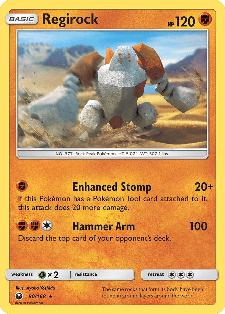 Regirock (80/168) [Sun & Moon: Celestial Storm] (Online Only)