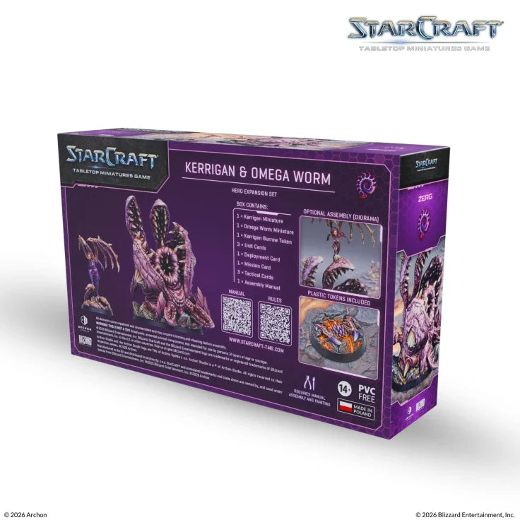 StarCraft The Miniatures Game: Zerg: Kerrigan (Primal Kerrigan), Hero Expansion Set (ONLINE ORDER ONLY)