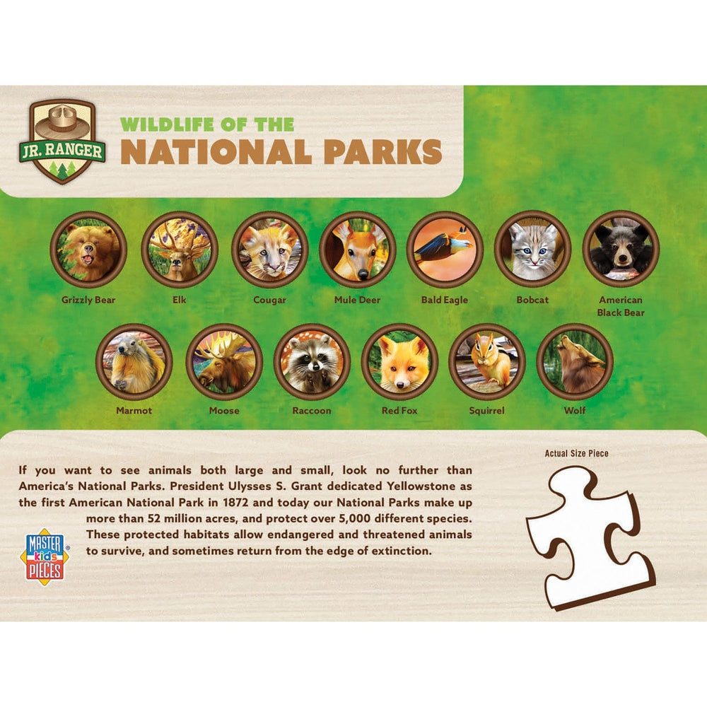 Wildlife of the National Parks - 100 Piece Jigsaw Puzzle (ONLINE ORDER ONLY)