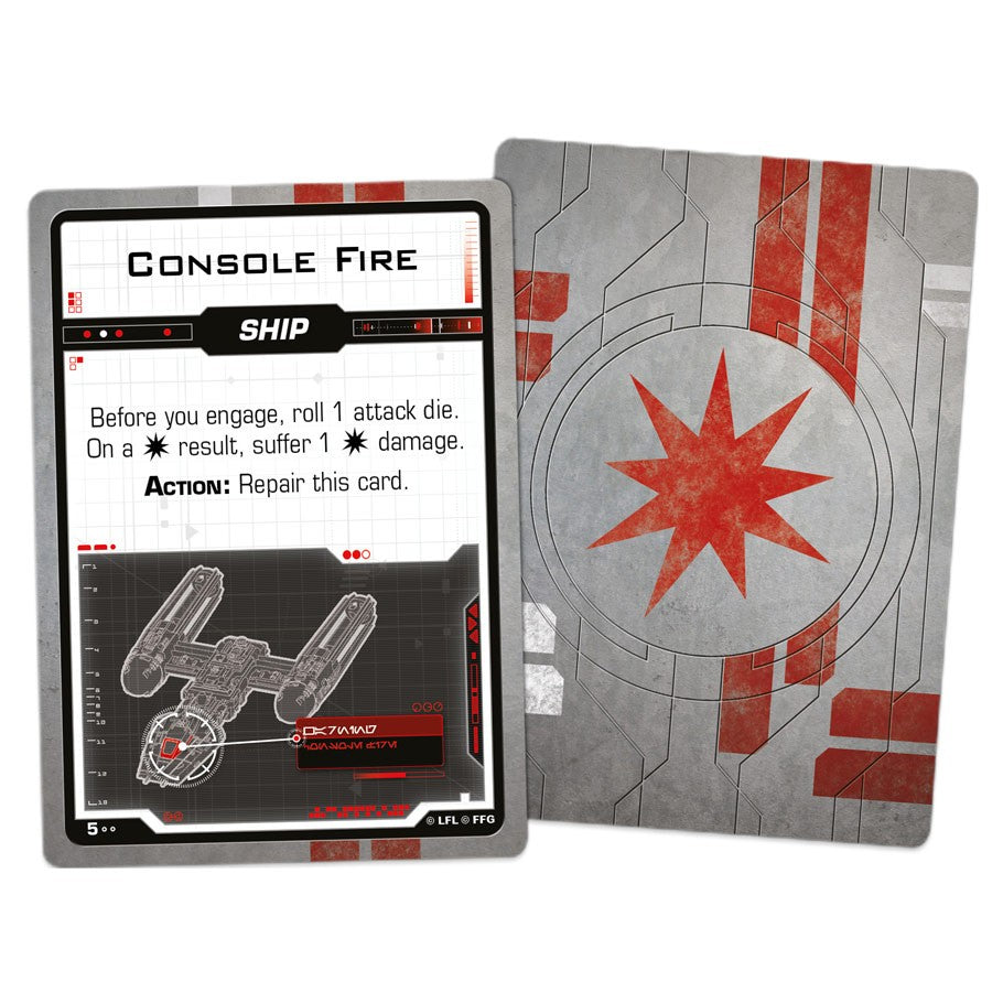 Star Wars: X-Wing 2nd Edition - Rebel Alliance Damage Deck (ONLINE ORDER ONLY)