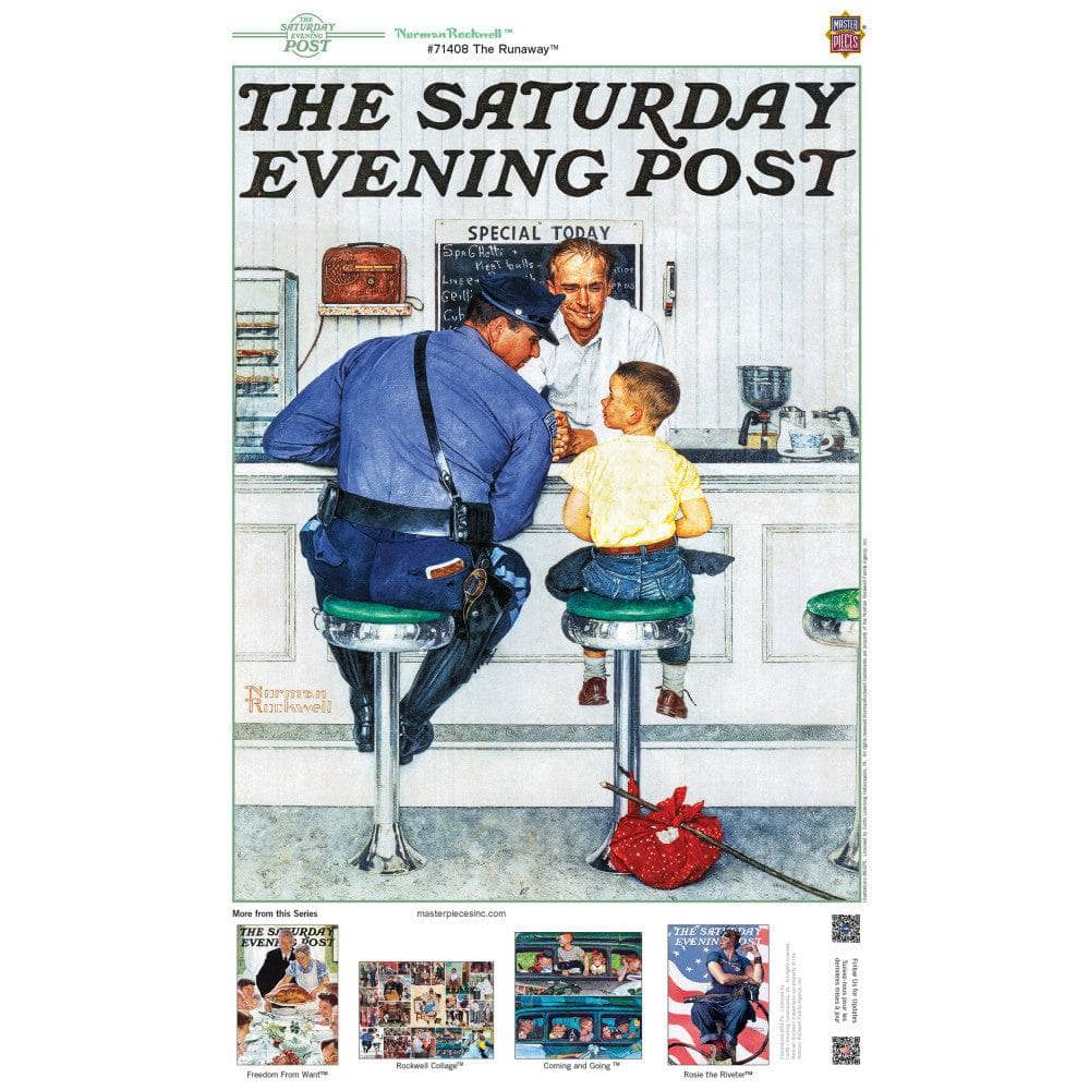 Saturday Evening Post - The Runaway 1000 Piece Jigsaw Puzzle (ONLINE ORDER ONLY)