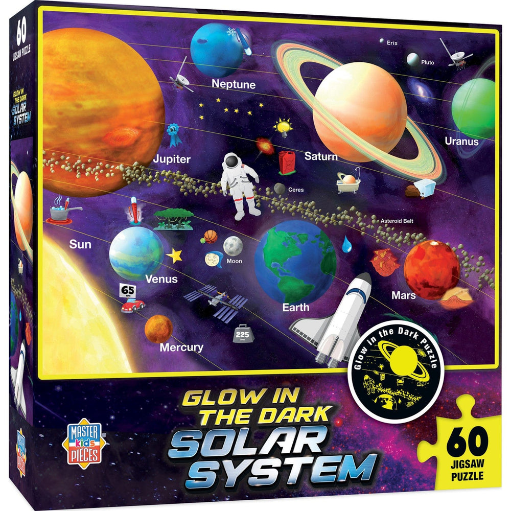 Glow in the Dark - Solar System 60 Piece Jigsaw Puzzle (ONLINE ORDER ONLY)