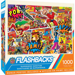 Flashbacks - Superhero Sanctum 1000 Piece Jigsaw Puzzle