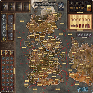 A Game of Thrones: The Board Game - Mother of Dragons - Deluxe Gamemat (ONLINE ORDER ONLY)
