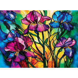 Stained Glass - 500 Piece Jigsaw Puzzles 4 Pack (ONLINE ORDER ONLY)