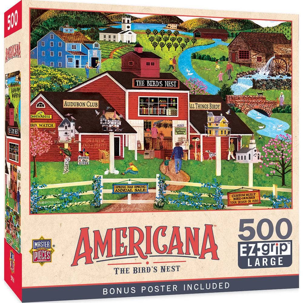 Americana - The Bird's Nest 500 Piece EZ Grip Jigsaw Puzzle (ONLINE ORDER ONLY)