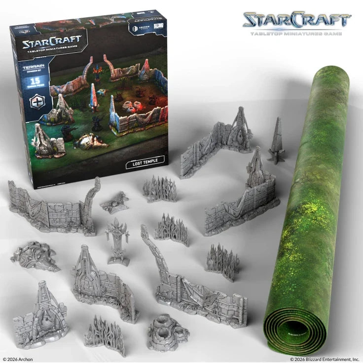 StarCraft The Miniatures Game: Terrain: Lost Temple Expansion Set (ONLINE ORDER ONLY)