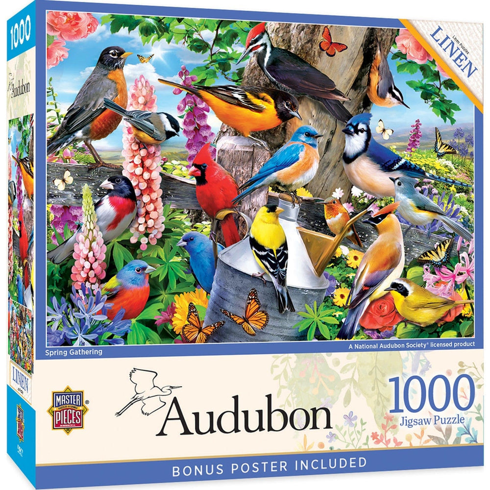 Audubon - Spring Gathering 1000 Piece Jigsaw Puzzle (ONLINE ORDER ONLY)