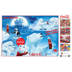 Coca-Cola Polar Bears 1000 Piece Jigsaw Puzzle (ONLINE ORDER ONLY)