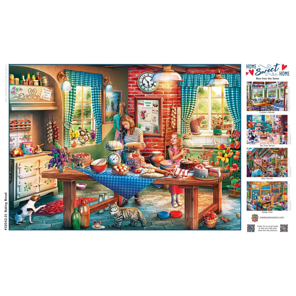 Home Sweet Home - Baking Bread 500 Piece Jigsaw Puzzle (ONLINE ORDER ONLY)
