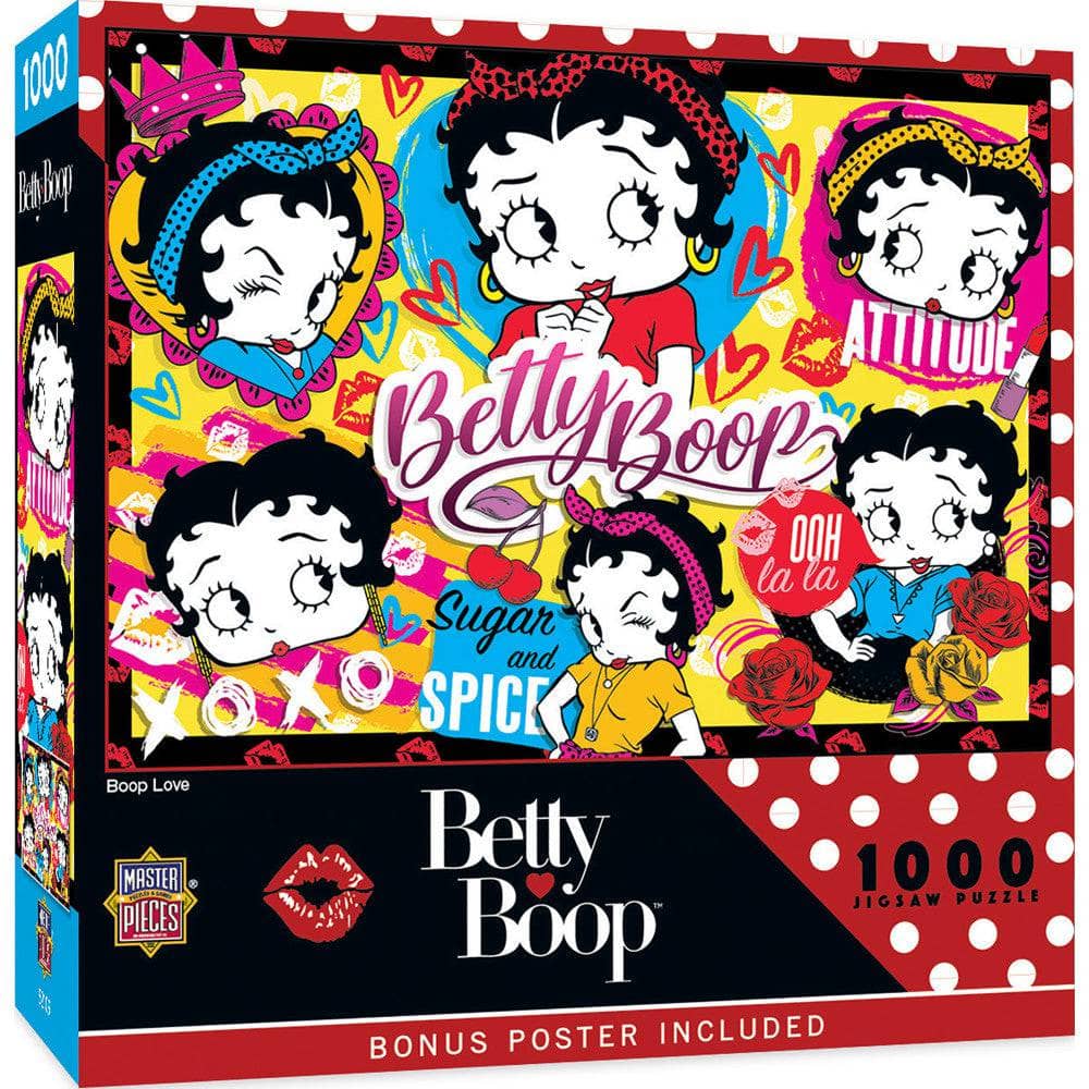 Betty Boop - Boop Love 1000 Piece Jigsaw Puzzle (ONLINE ORDER ONLY)
