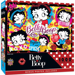 Betty Boop - Boop Love 1000 Piece Jigsaw Puzzle (ONLINE ORDER ONLY)