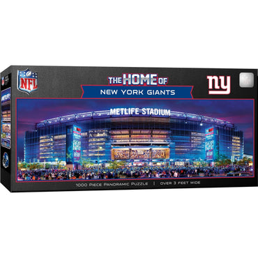 New York Giants - Stadium View 1000 Piece Panoramic Jigsaw Puzzle (ONLINE ORDER ONLY)