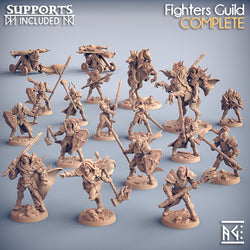 3D Printed Artisan Guild Morgana the Ascended Fighters Guild Set 28mm 32mm (Online Only)