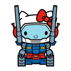 FiGPiN #779 - Gundam x Sanrio - Guntank Hello Kitty Enamel Pin - Limited Edition (Online Order Only)