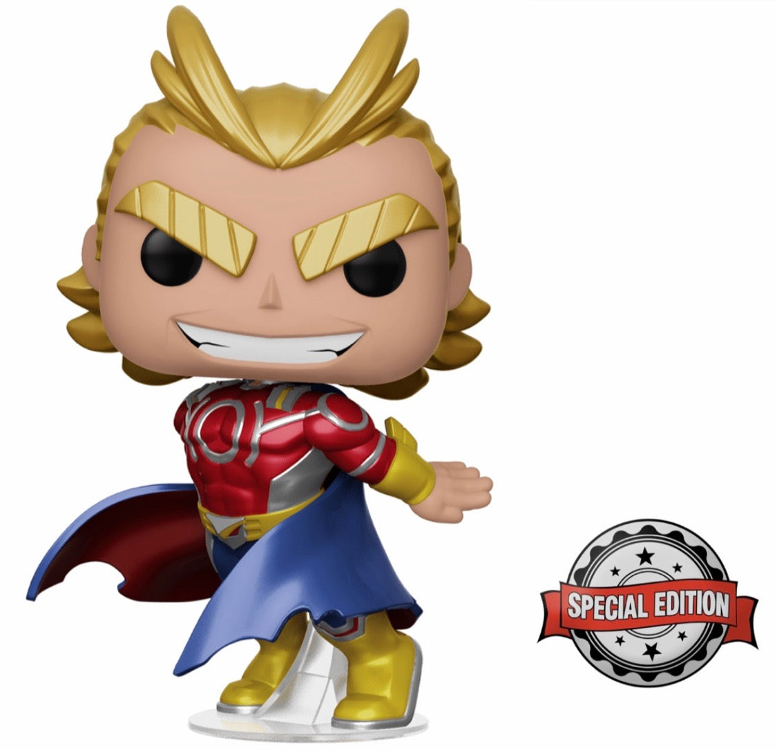 Funko POP! My Hero Academia - Metallic All Might (Silver Age) Vinyl Figure Special Edition Exclusive [READ DESCRIPTION] (ONLINE ORDER ONLY)