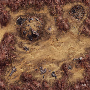 Star Wars: Legion - Desert Junkyard Game Mat (ONLINE ORDER ONLY)