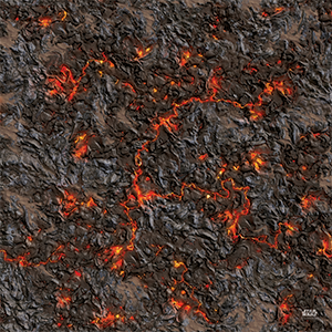 Star Wars: Legion - Sullust Game Mat (ONLINE ORDER ONLY)