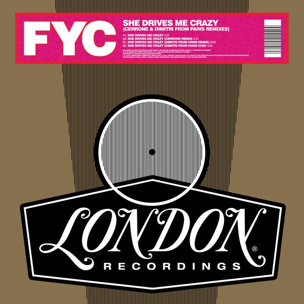 Fine Young Cannibals - She Drives Me Crazy (Cerrone & Dimitri From Paris Remixes) [Vinyl] (ONLINE ORDER ONLY)