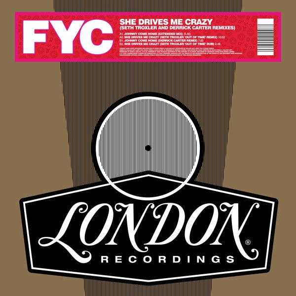 Fine Young Cannibals - She Drives Me Crazy (Derrick Carter And Seth Troxler Remixes) [Vinyl] (ONLINE ORDER ONLY)