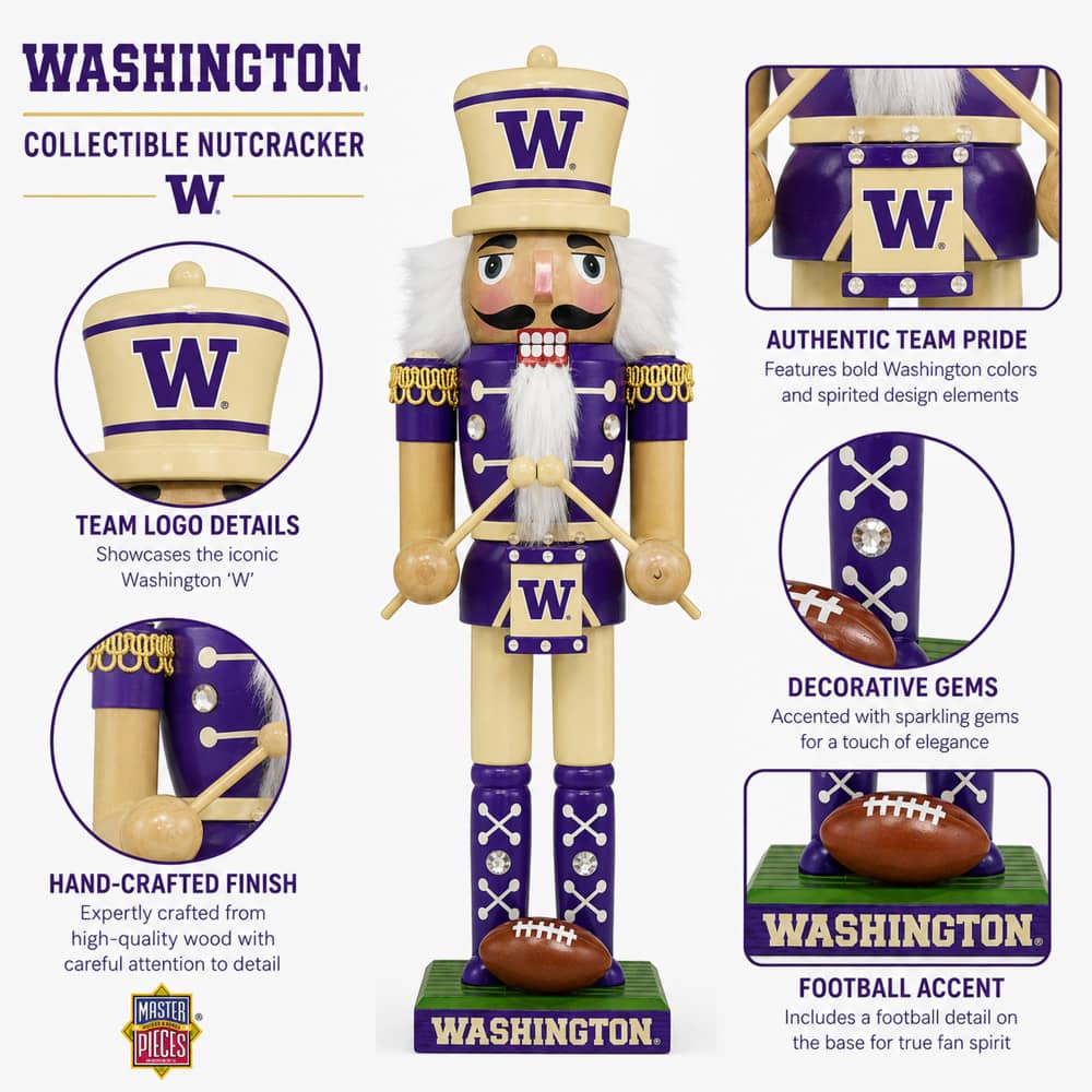 Washington Huskies - Collectible Nutcracker