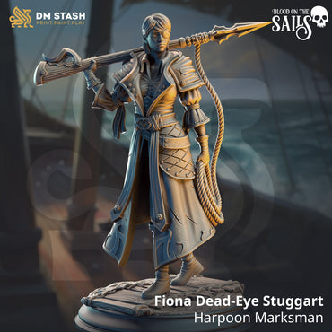 Fiona "Dead-Eye" Stuggart, Harpoon Marksman (Female Human Pirate Sharpshooter) (Online Order Only)