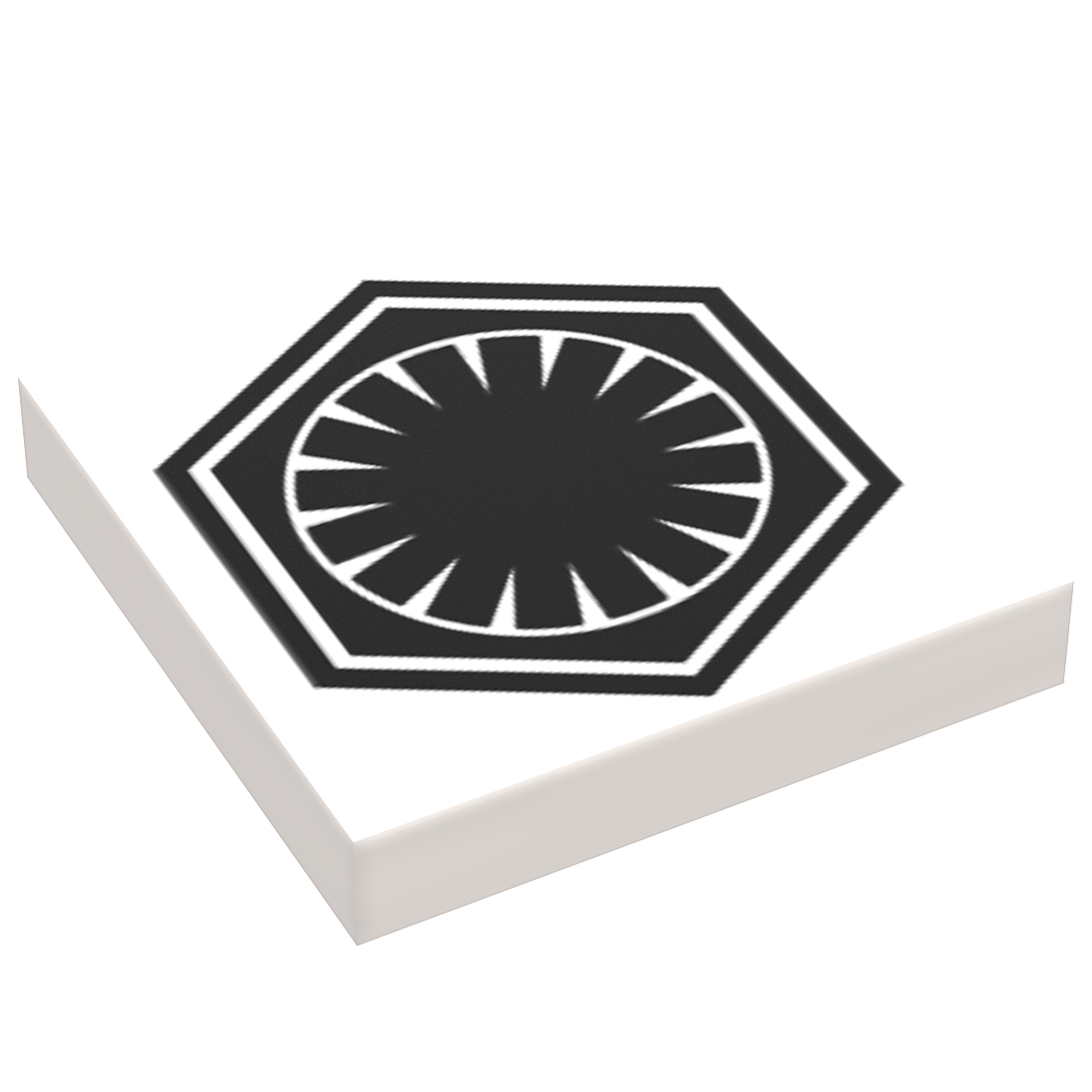 SW First Order Faction - B3 Customs Printed 2x2 Tile made using LEGO part (Online Order Only)
