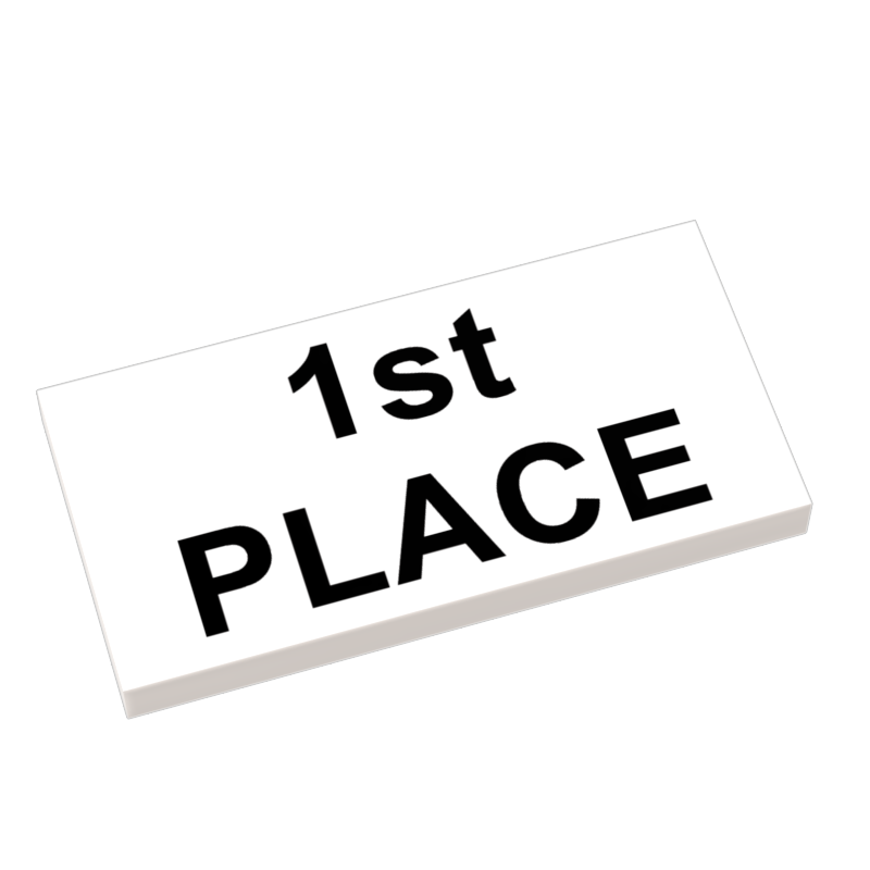 First Place Tile (2x4 Tile) (ONLINE ORDER ONLY)