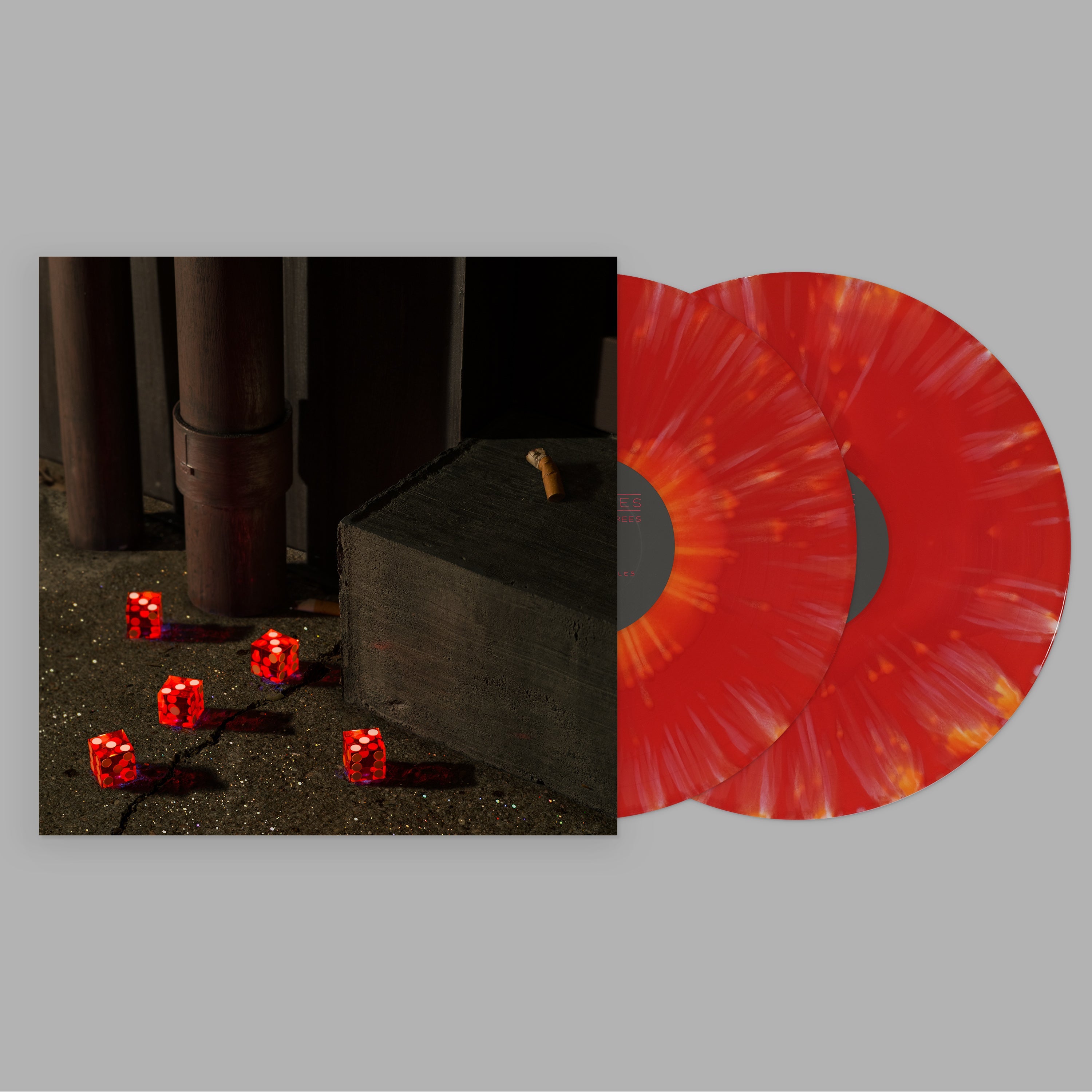 Bright Eyes - FIVE DICE, ALL THREES (2LP, Red & Orange Splatter) [Vinyl] (ONLINE ORDER ONLY)