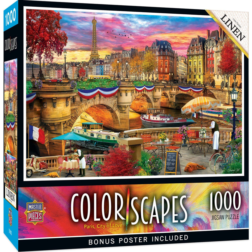 Colorscapes - Paris, City of Love 1000 Piece Jigsaw Puzzle