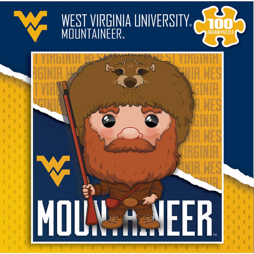 West Virginia Mountaineers - NCAA Mascot 100 Piece Jigsaw Puzzle