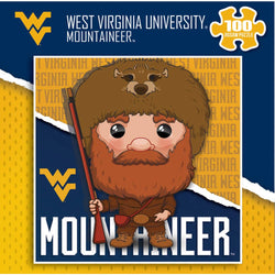West Virginia Mountaineers - NCAA Mascot 100 Piece Jigsaw Puzzle