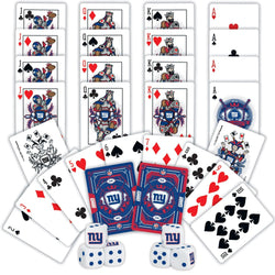 New York Giants - 2-Pack Playing Cards & Dice Set (ONLINE ORDER ONLY)
