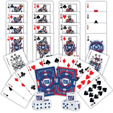 New York Giants - 2-Pack Playing Cards & Dice Set (ONLINE ORDER ONLY)