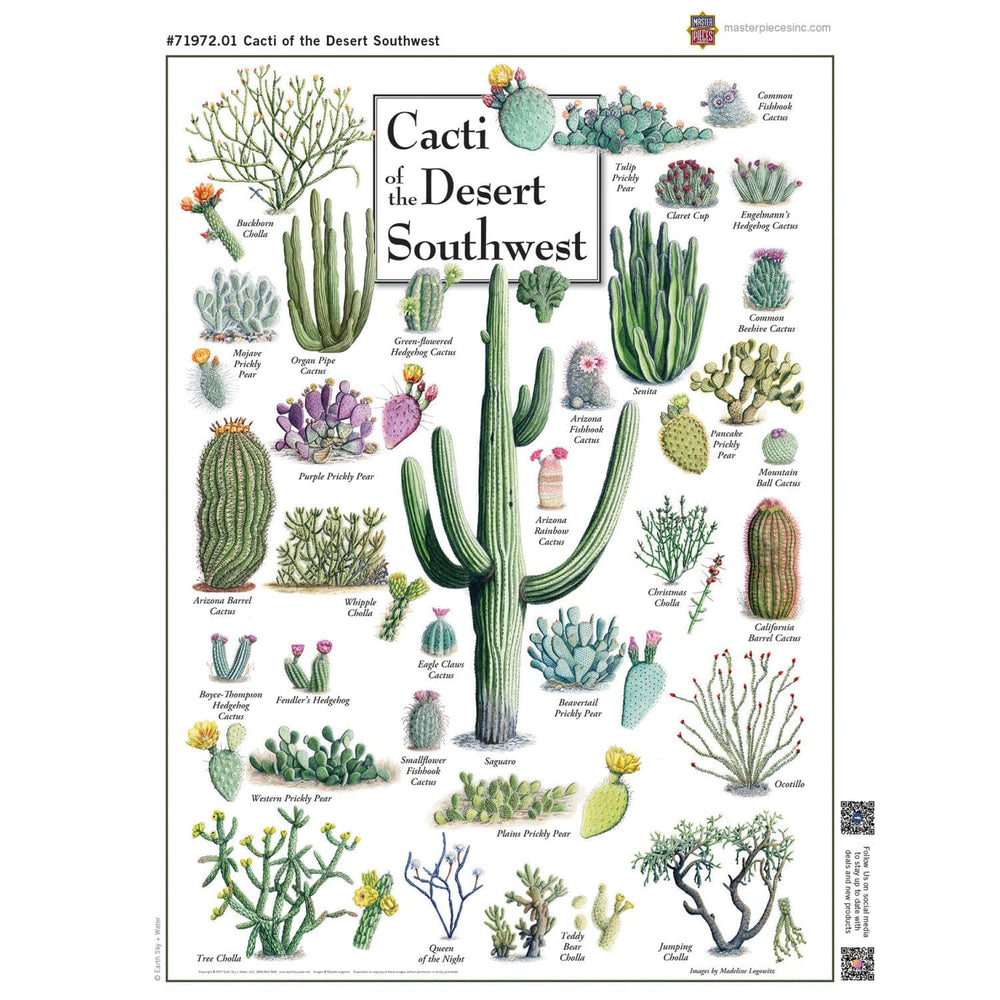 Cacti of the Desert Southwest 1000 Piece Jigsaw Puzzle (ONLINE ORDER ONLY)