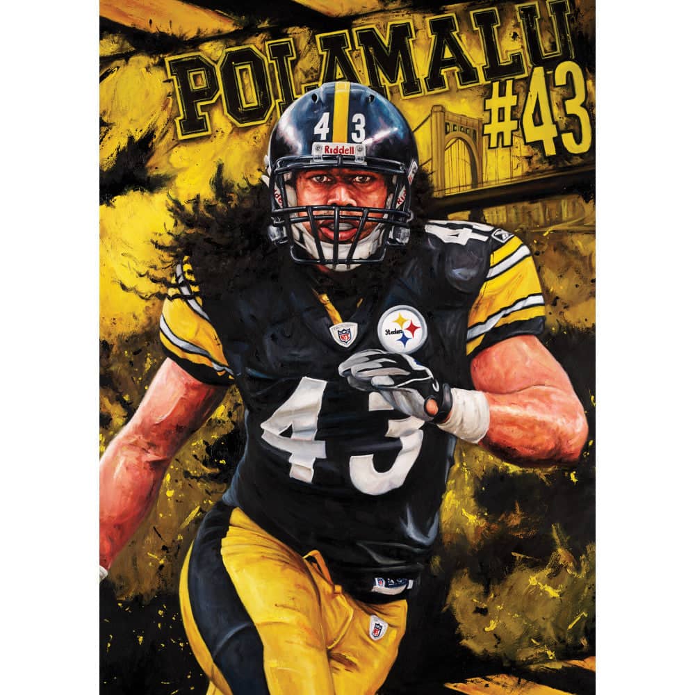 Legends of the Game - Troy Polamalu 500 Piece Jigsaw Puzzle (ONLINE ORDER ONLY)