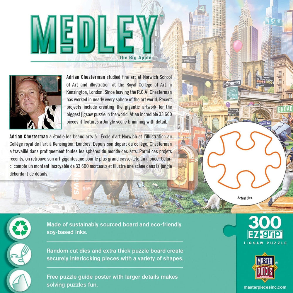 Medley - The Big Apple 300 Piece EZ Grip Jigsaw Puzzle (ONLINE ORDER ONLY)