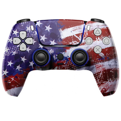 MODDEDZONE American Flag M Series PS5 Custom Modded Controller (ONLINE ORDER ONLY)