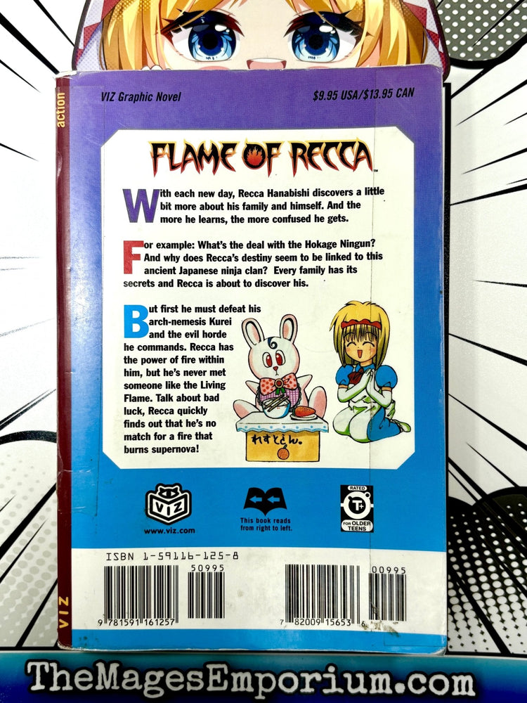 Flame of Recca Vol 4 Ex Library (Online Order Only)