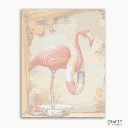 Flamingo Angelina Art (ONLINE ORDER ONLY)