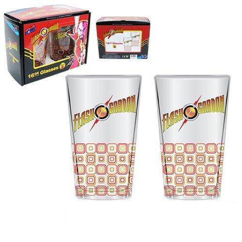 Flash Gordon 16 oz. Glass Set of 2 (Online Order Only)