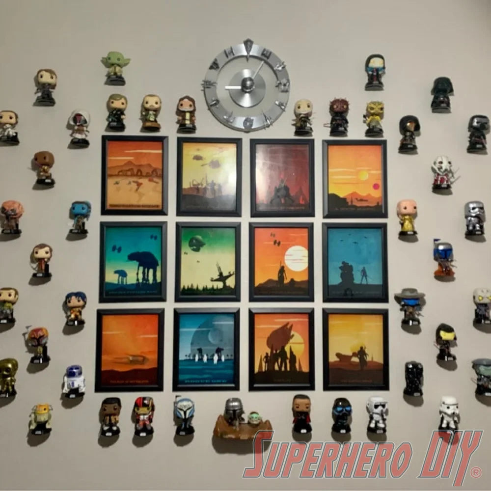 Floating Figure Shelves – Wall-Mounted Display for Funko Pops and Collectibles (ONLINE ORDER ONLY)