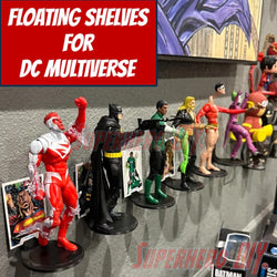 Floating Shelf for DC Multiverse Figures | Fits black base stand (ONLINE ORDER ONLY)