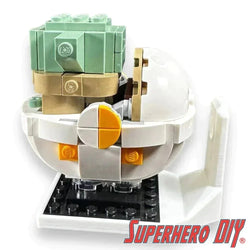 Floating Shelf for LEGO® BRICKHEADZ | Securely display your favorite builds (ONLINE ORDER ONLY)